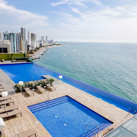 Apartamento En Lujoso Edificio H2 Plaza Bocagrande Cartagena Exterior photo
