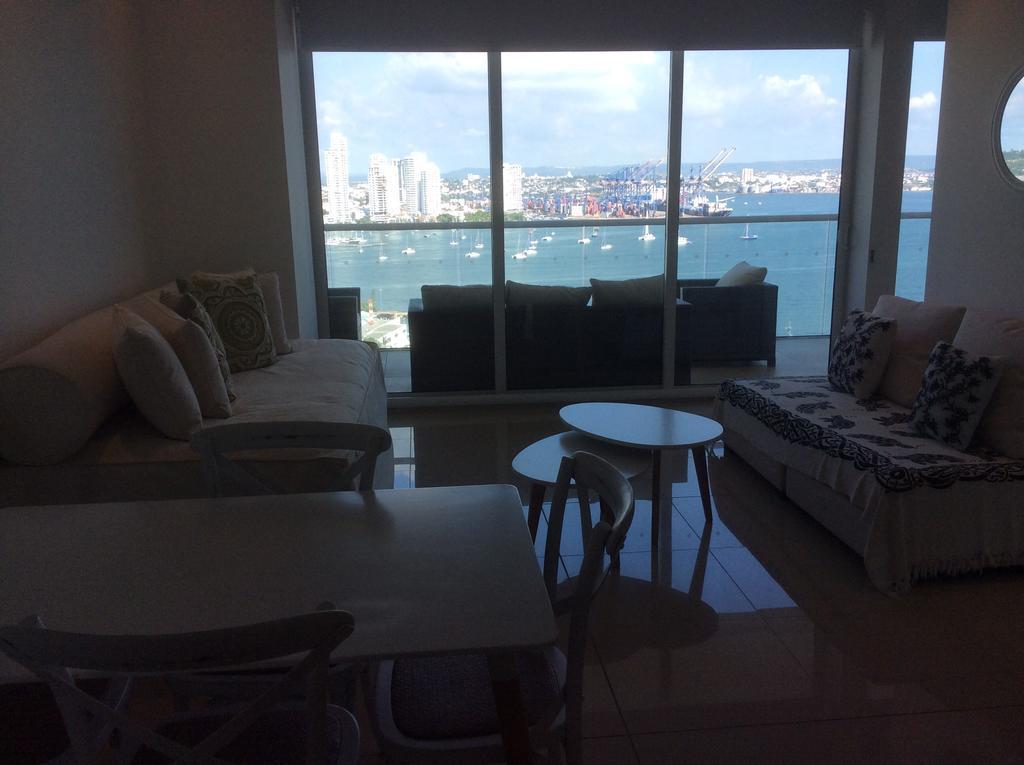 Apartamento En Lujoso Edificio H2 Plaza Bocagrande Cartagena Exterior photo